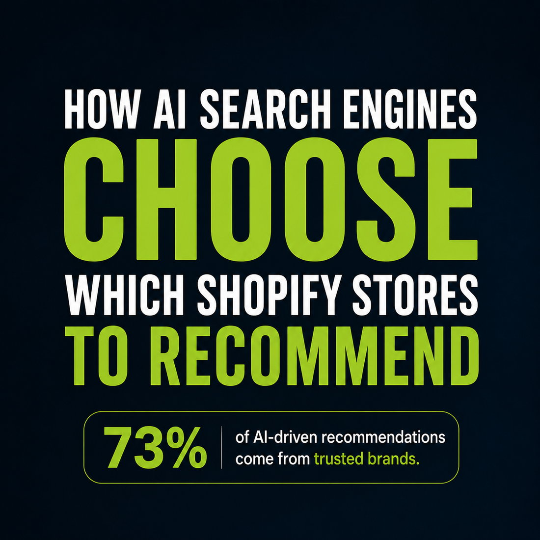 How AI search engines like ChatGPT, Gemini, and Perplexity choose which Shopify stores to recommend
