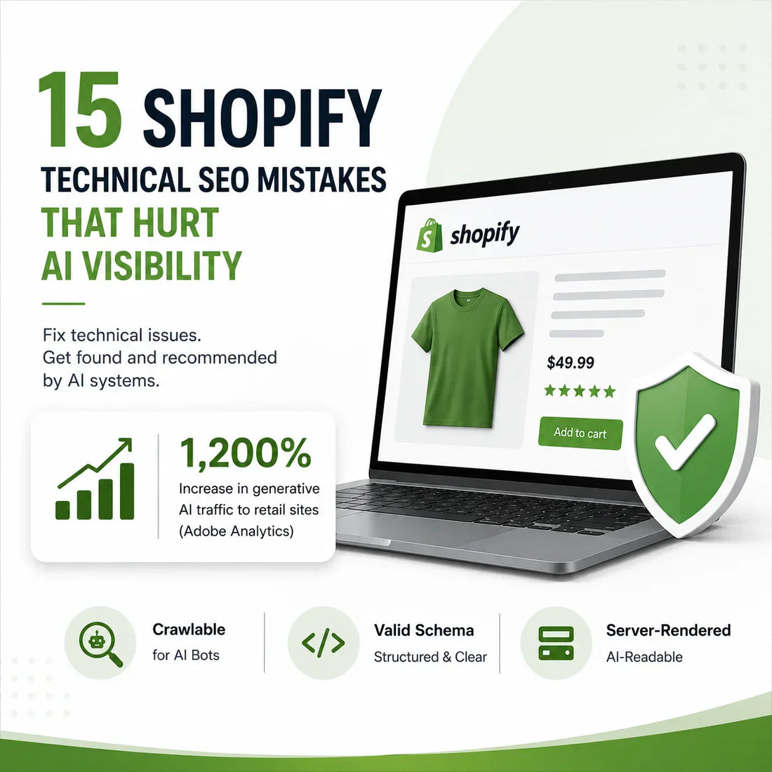 15 Shopify Technical SEO mistakes that hurt AI visibility on ChatGPT, Gemini, and Perplexity