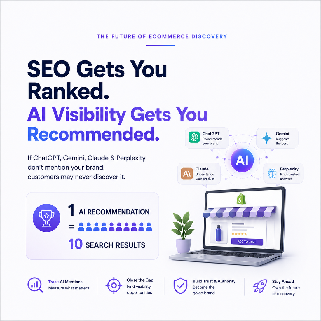 How AI search engines like ChatGPT, Gemini, and Perplexity choose which Shopify stores to recommend