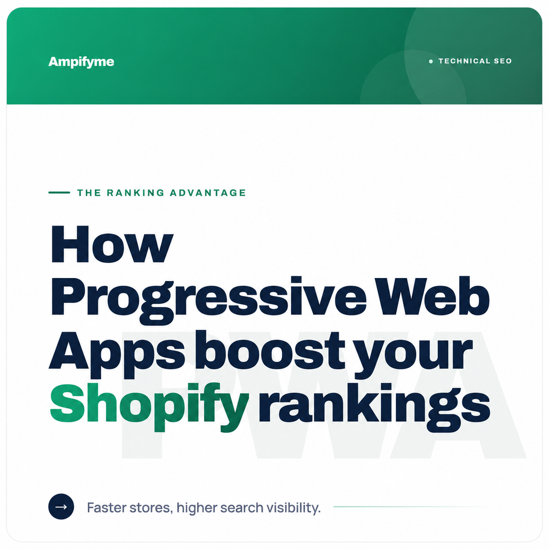 Progressive Web App boosting Shopify SEO rankings through Core Web Vitals and mobile-first indexing